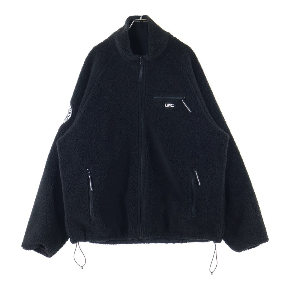 LMC(エルエムシー) FLEECE REVERSIBLE WP JACKET リバーシブル ジップアップ フリース ジャケット ブラック