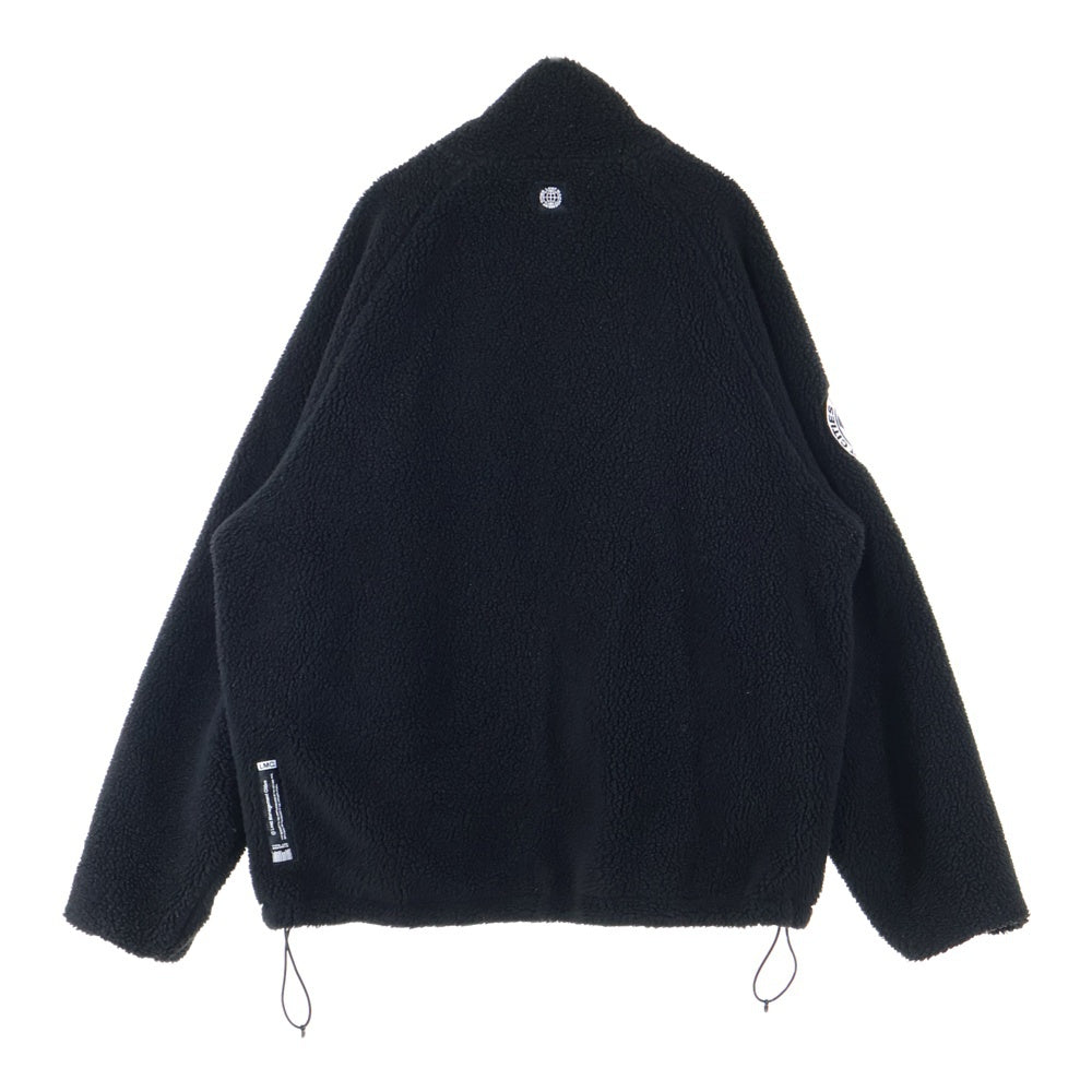 LMC(エルエムシー) FLEECE REVERSIBLE WP JACKET リバーシブル ジップアップ フリース ジャケット ブラック