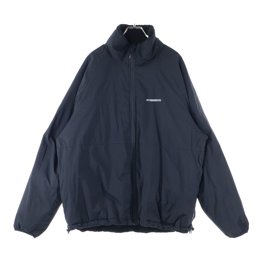 LMC(エルエムシー) FLEECE REVERSIBLE WP JACKET リバーシブル ジップアップ フリース ジャケット ブラック