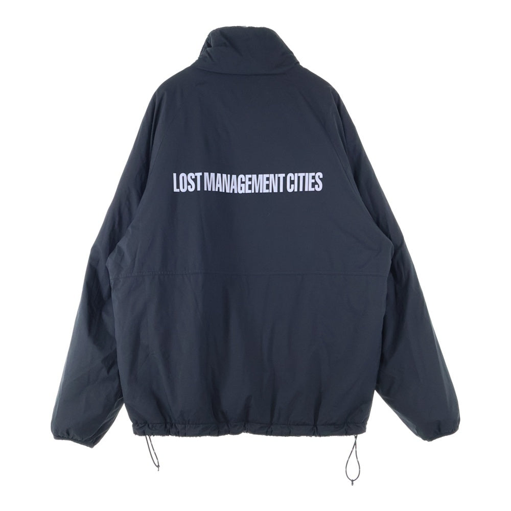 LMC(エルエムシー) FLEECE REVERSIBLE WP JACKET リバーシブル ジップアップ フリース ジャケット ブラック