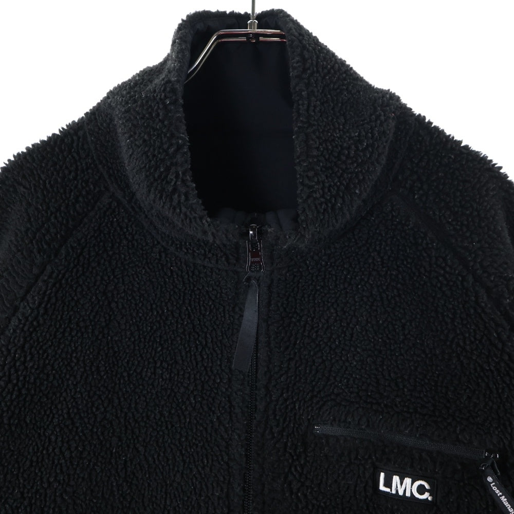 LMC(エルエムシー) FLEECE REVERSIBLE WP JACKET リバーシブル ジップアップ フリース ジャケット ブラック