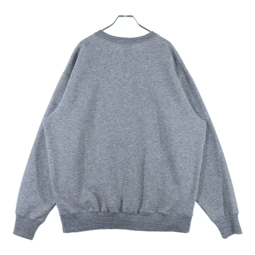 THE NORTH FACE(ザノースフェイス) SMALL LOGO HEATHER SWEAT CREW スモールロゴ ヘザー プルオーバー クルーネック スウェット トレーナー グレー NT62337