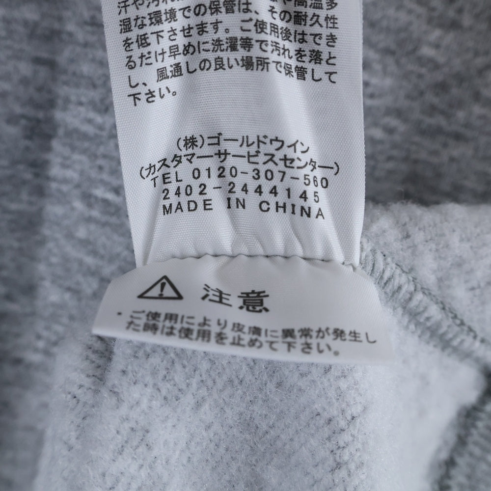 THE NORTH FACE(ザノースフェイス) SMALL LOGO HEATHER SWEAT CREW スモールロゴ ヘザー プルオーバー クルーネック スウェット トレーナー グレー NT62337