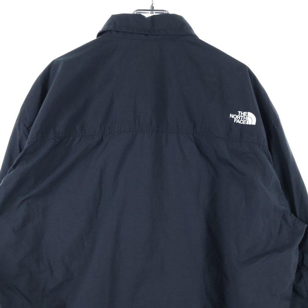 THE NORTH FACE(ザノースフェイス) L/S NUPTSE SHIRT ヌプシ ドットボタン ナイロン 長袖シャツ ブラック NR11961