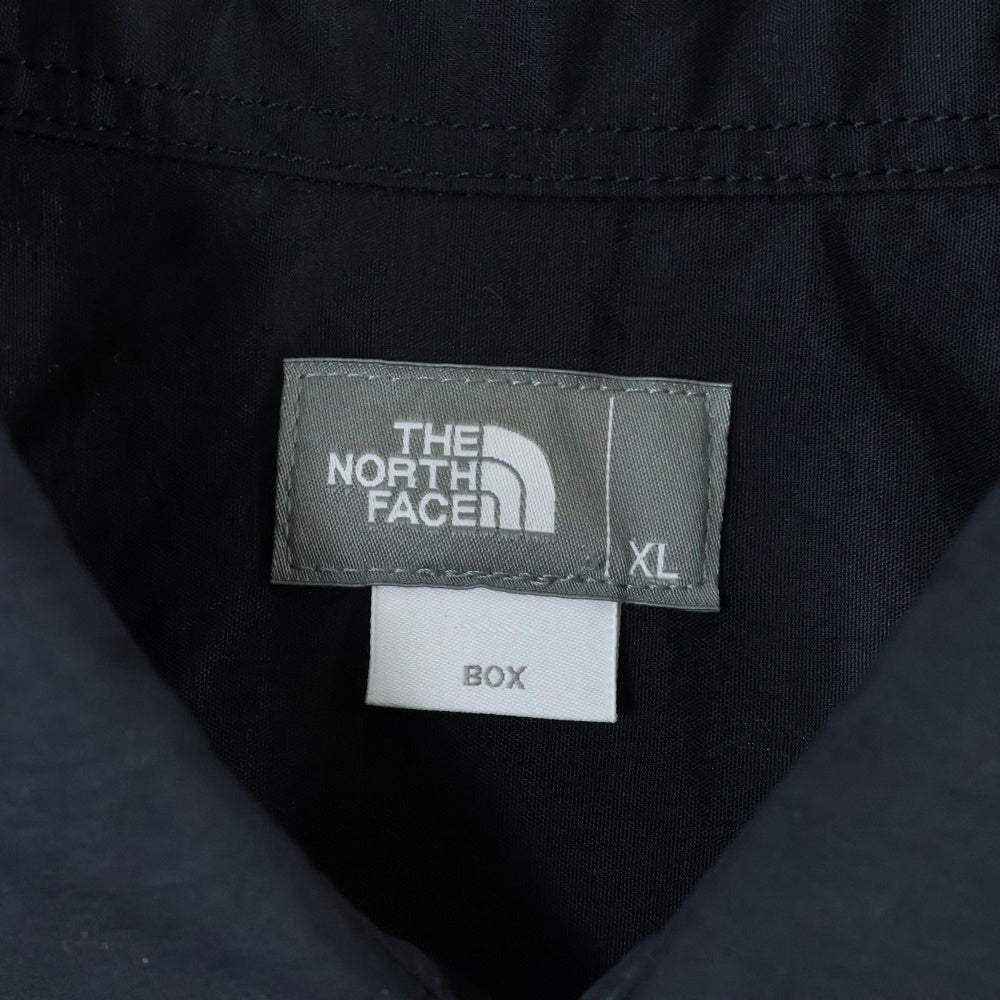 THE NORTH FACE(ザノースフェイス) L/S NUPTSE SHIRT ヌプシ ドットボタン ナイロン 長袖シャツ ブラック NR11961