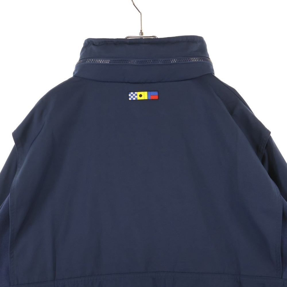 NIKE(ナイキ) RISE PACK REISSUE WALLIWAW WOVEN JACKET ライズ パック ウーブン ハーフジップ プルオーバー ジャケット ネイビー /レッド DA0367-410