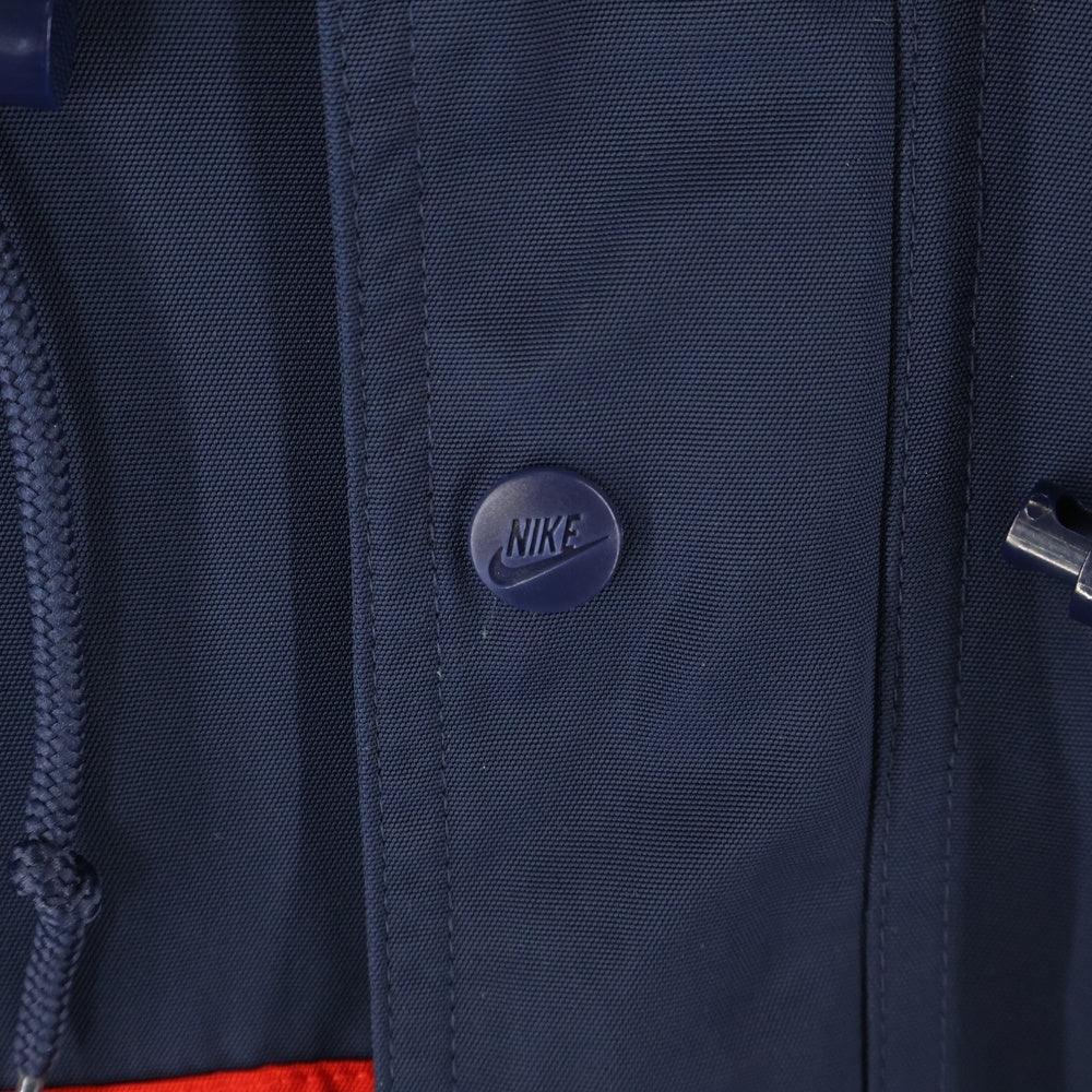 NIKE(ナイキ) RISE PACK REISSUE WALLIWAW WOVEN JACKET ライズ パック ウーブン ハーフジップ プルオーバー ジャケット ネイビー /レッド DA0367-410