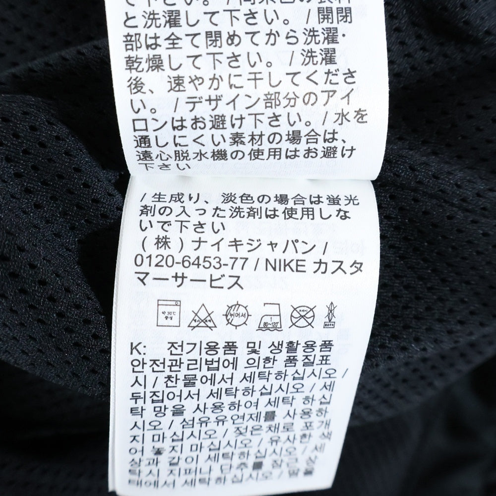 NIKE(ナイキ) JORDAN ESS STMT COACHES JKT ジョーダン ロゴ フォント プリント ポリエステル コーチジャケット ブラック DV7617-010