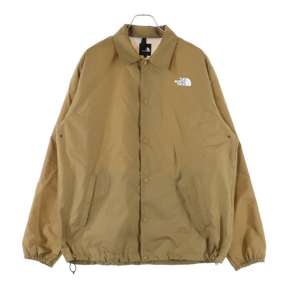 THE NORTH FACE(ザノースフェイス) THE COACH JACKET ロゴエンブロイダリー ドローコード ナイロン コーチジャケット ベージュ NP72450