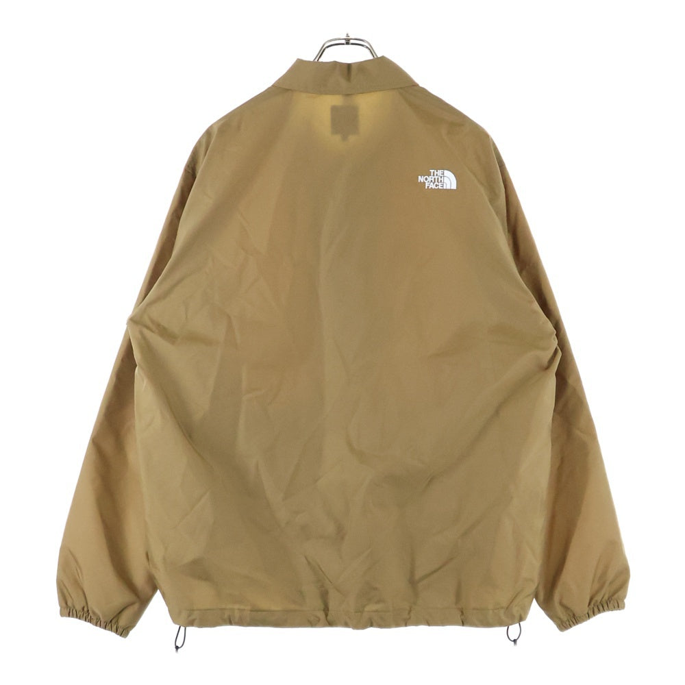 THE NORTH FACE(ザノースフェイス) THE COACH JACKET ロゴエンブロイダリー ドローコード ナイロン コーチジャケット ベージュ NP72450