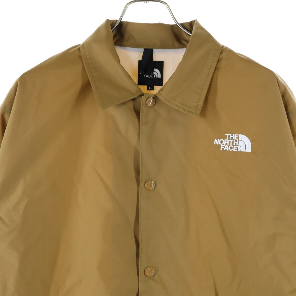 THE NORTH FACE(ザノースフェイス) THE COACH JACKET ロゴエンブロイダリー ドローコード ナイロン コーチジャケット ベージュ NP72450