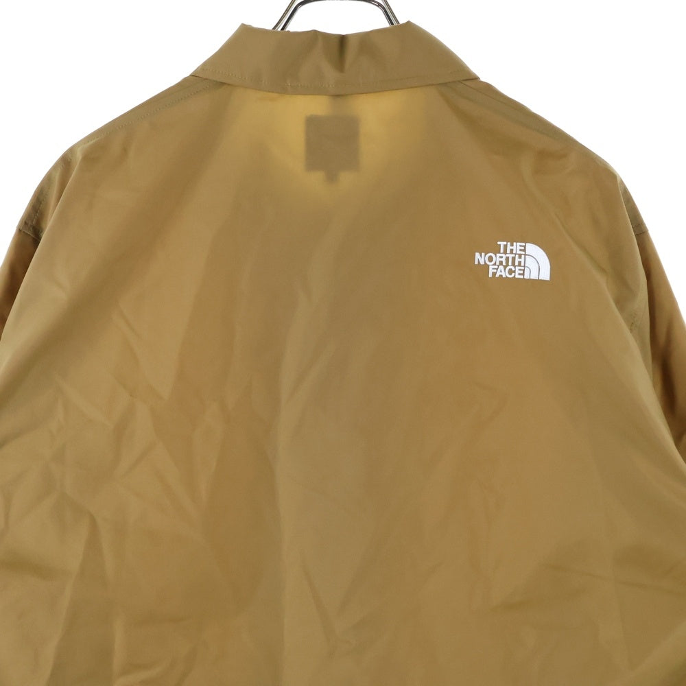 THE NORTH FACE(ザノースフェイス) THE COACH JACKET ロゴエンブロイダリー ドローコード ナイロン コーチジャケット ベージュ NP72450