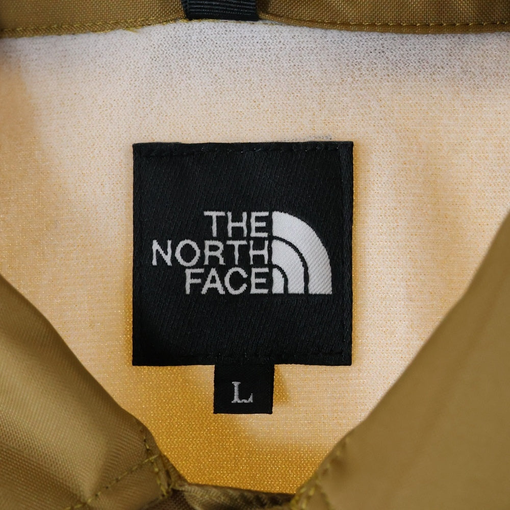 THE NORTH FACE(ザノースフェイス) THE COACH JACKET ロゴエンブロイダリー ドローコード ナイロン コーチジャケット ベージュ NP72450