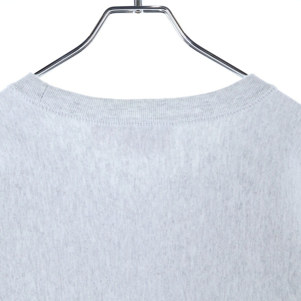 SUPREME(シュプリーム) 21AW Cities Arc Crewneck ビッグロゴ パイル パッチ クルーネック スエット トレーナー グレー