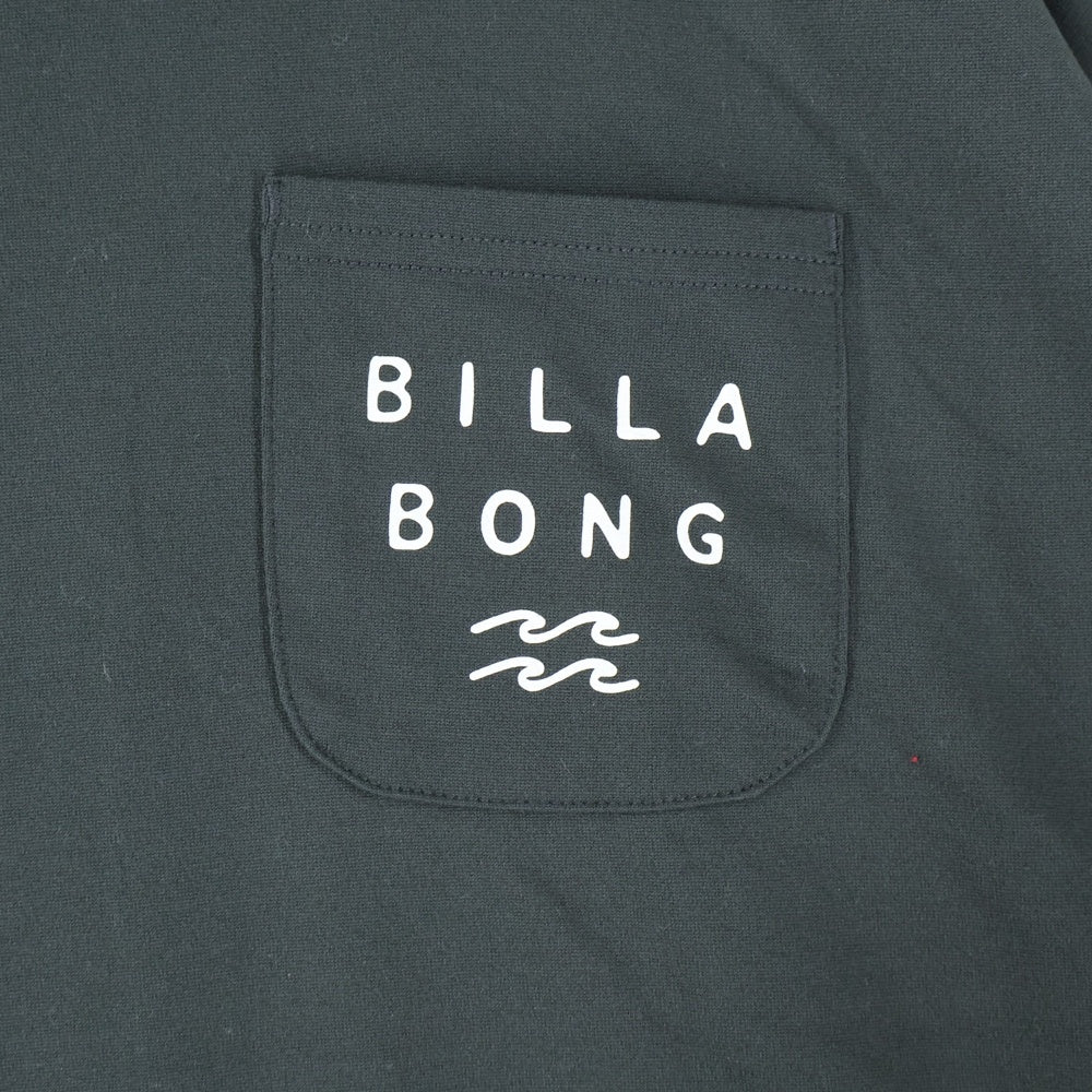 NO BRAND(ノーブランド) BILLABONG ビラボン SOFTTY LS TEE ロゴプリント クルーネック ロングスリーブ 長袖 Tシャツ カットソー グリーン BE011862