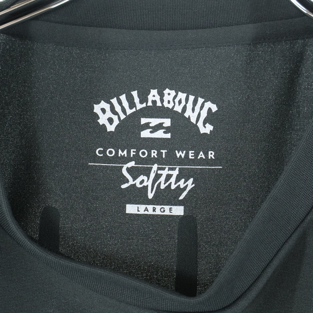 NO BRAND(ノーブランド) BILLABONG ビラボン SOFTTY LS TEE ロゴプリント クルーネック ロングスリーブ 長袖 Tシャツ カットソー グリーン BE011862