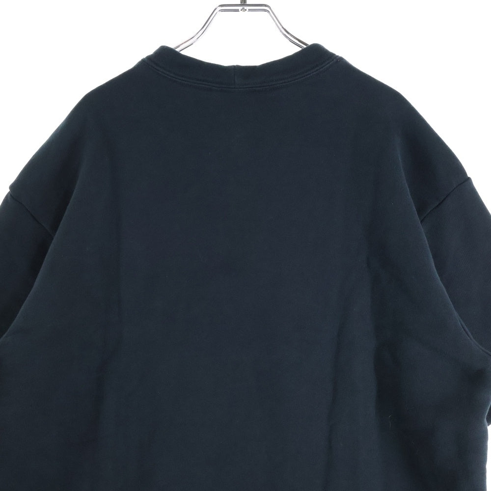 NIKE(ナイキ) AS M NSW CIRCA FT SS TOP コットン クルーネック スウェット トレーナー ブラック DX0188-010