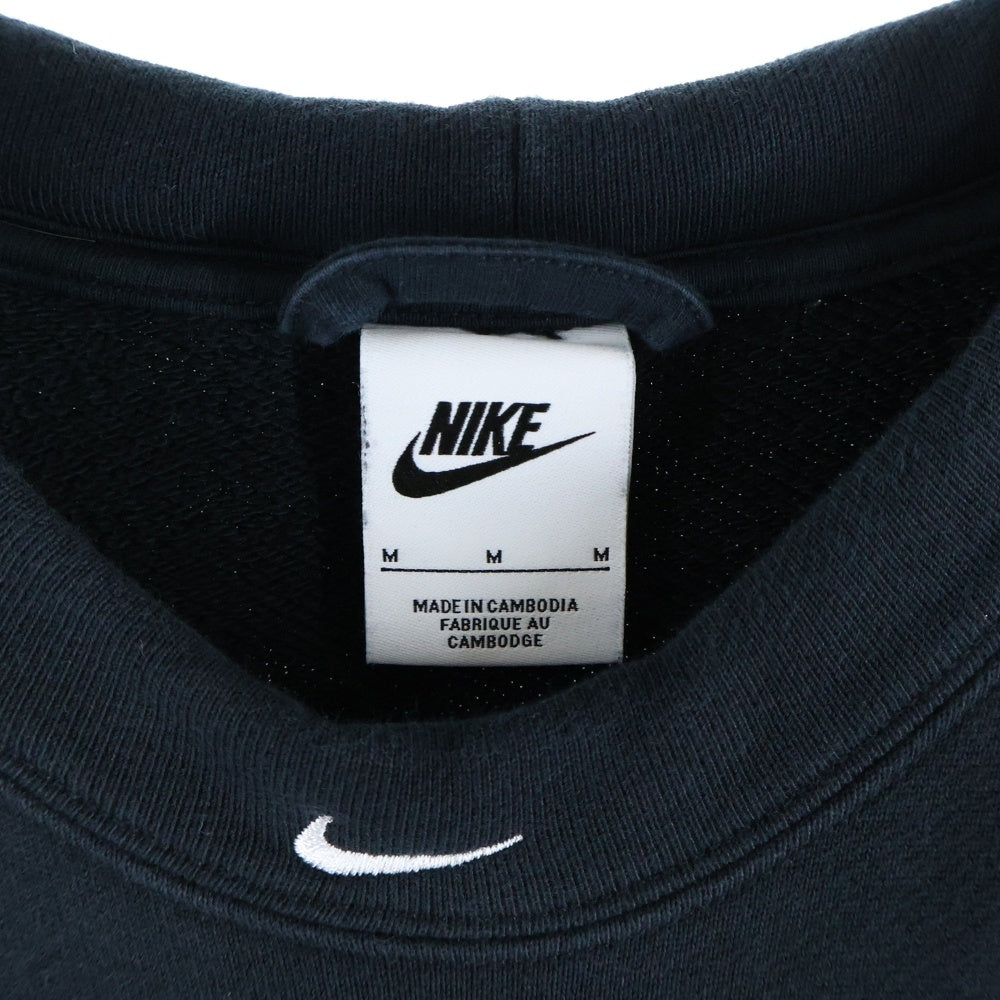 NIKE(ナイキ) AS M NSW CIRCA FT SS TOP コットン クルーネック スウェット トレーナー ブラック DX0188-010