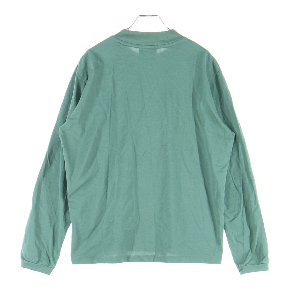 LACOSTE(ラコステ) ロゴワッペン付き クルーネック長袖Tシャツ カットソー グリーン TH015J
