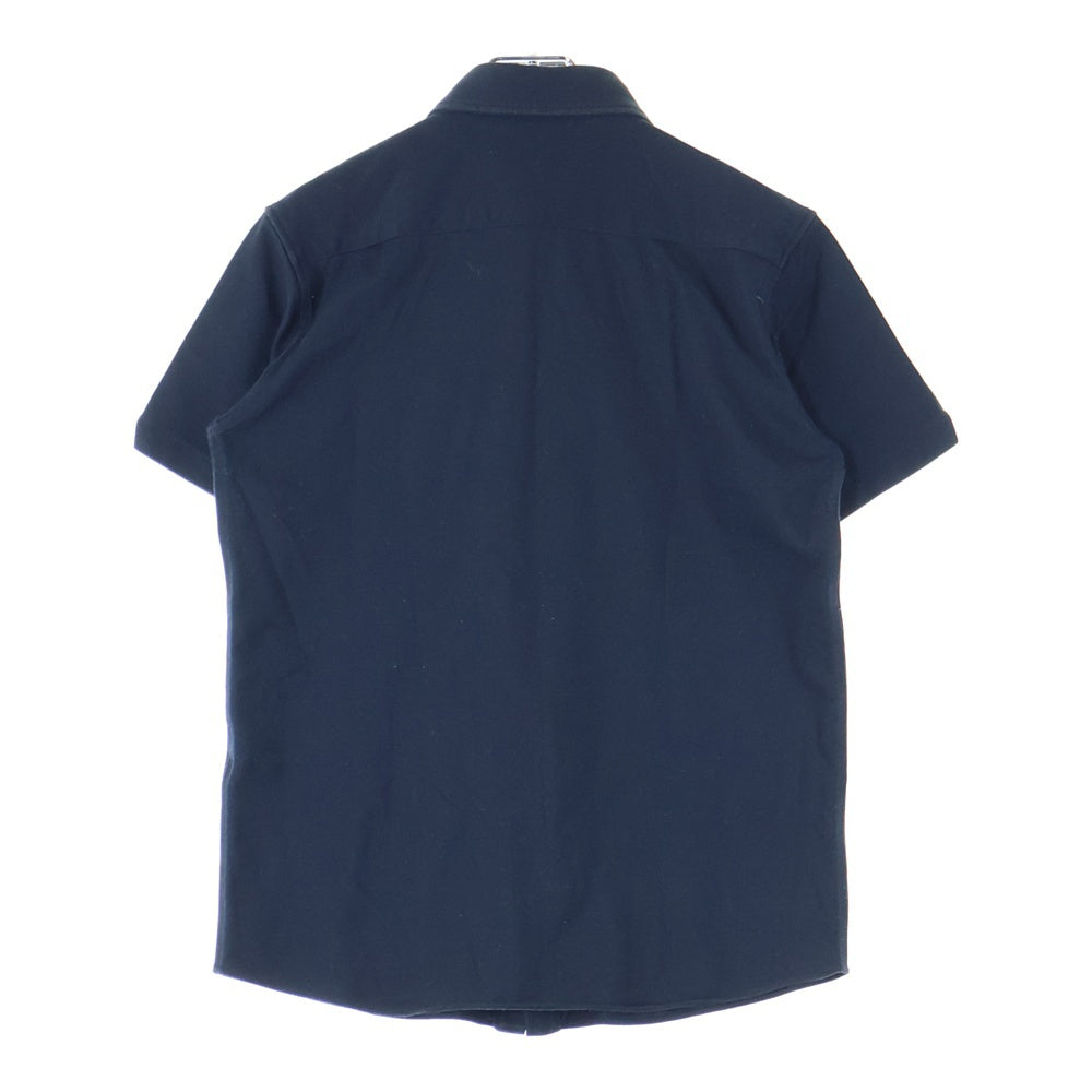 FRED PERRY(フレッドペリー) フロント刺繍 コットン半袖シャツ ブラック F4351