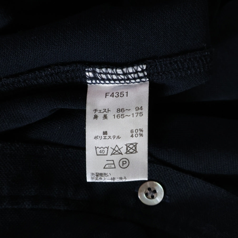 FRED PERRY(フレッドペリー) フロント刺繍 コットン半袖シャツ ブラック F4351
