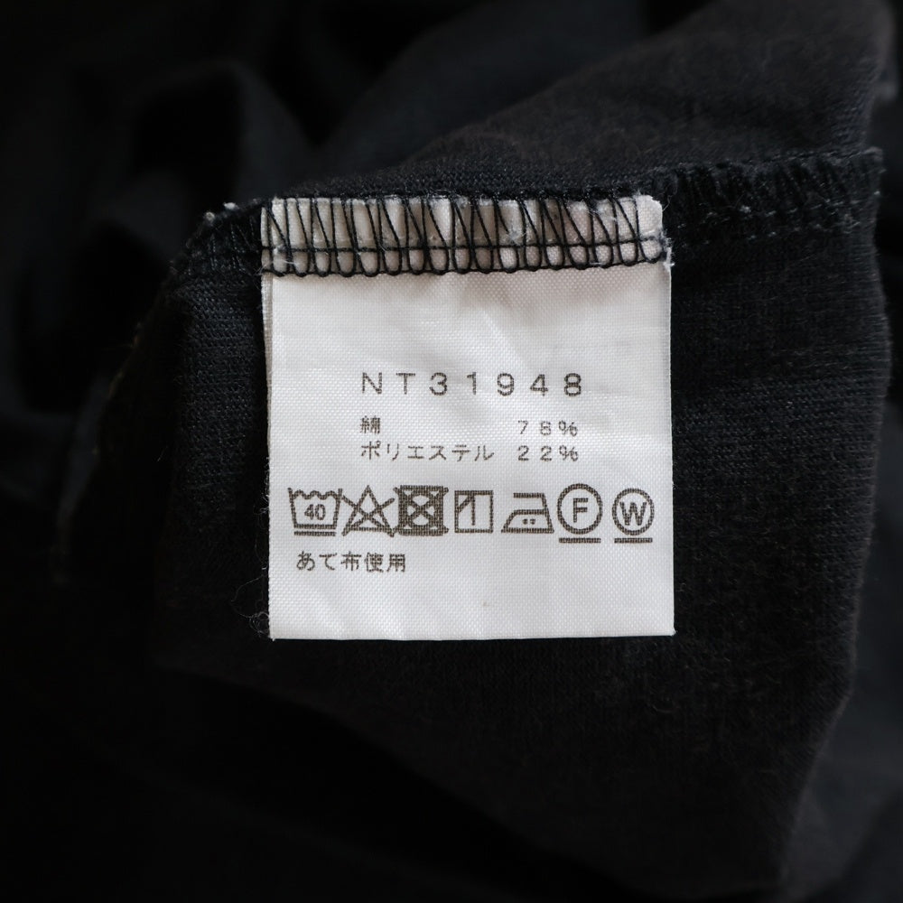 THE NORTH FACE(ザノースフェイス) S/S SILHOUETTE TEE ショートスリーブ シルエット クルーネック半袖Tシャツ カットソー ブラック NT31948