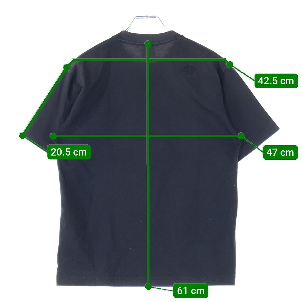 THE NORTH FACE(ザノースフェイス) S/S SILHOUETTE TEE ショートスリーブ シルエット クルーネック半袖Tシャツ カットソー ブラック NT31948