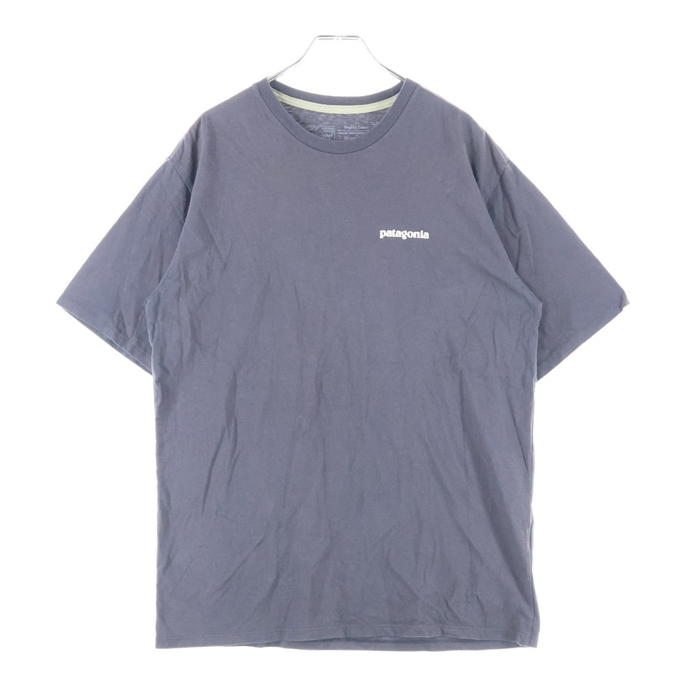 PATAGONIA(パタゴニア) 24SS ロゴプリント クルーネック半袖Tシャツ カットソー ブラック STY37547SP24