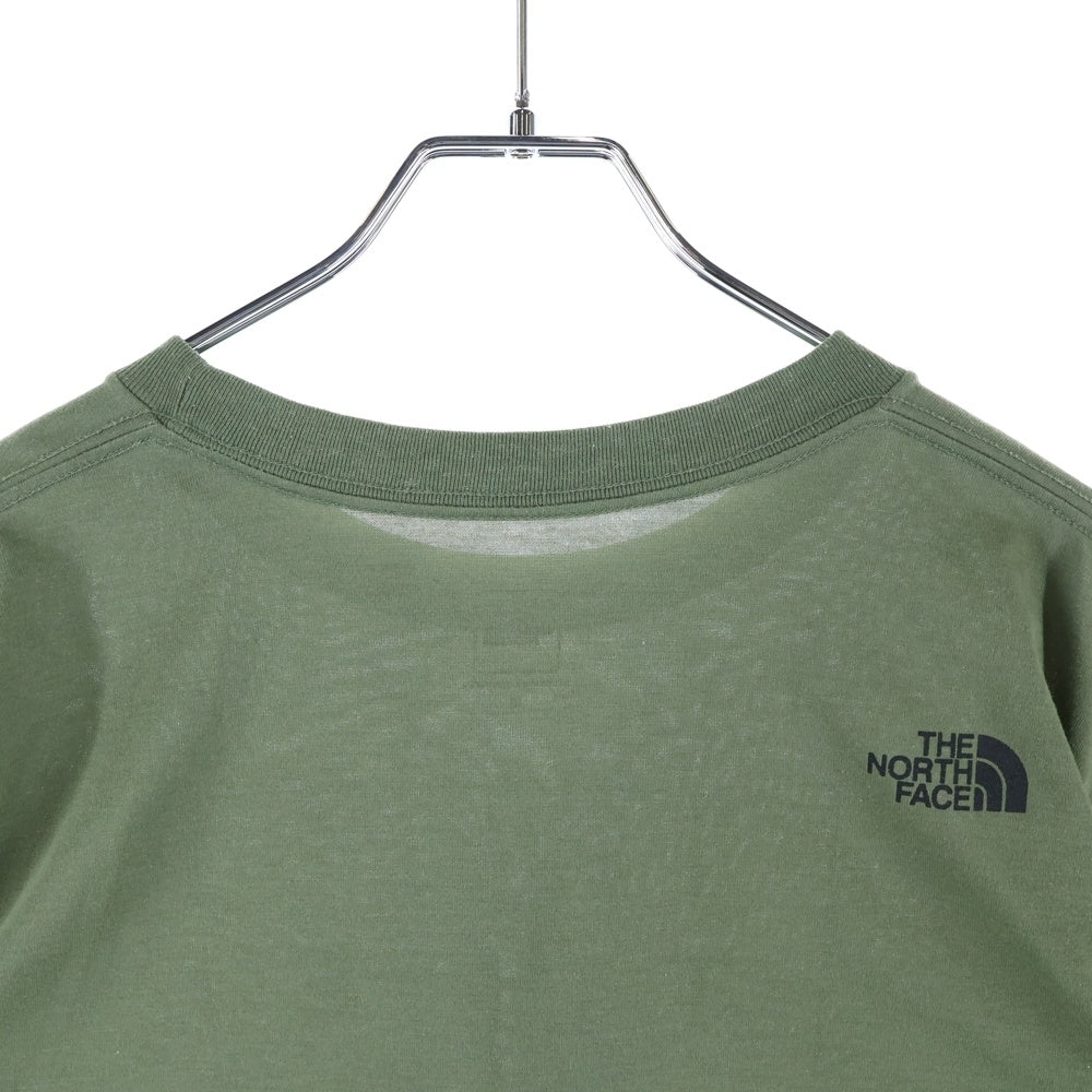 THE NORTH FACE(ザノースフェイス) S/S BOX TNF TEE ショートスリーブ ボックス ティーエヌエフ クルーネック半袖Tシャツ カットソー カーキ NT31985