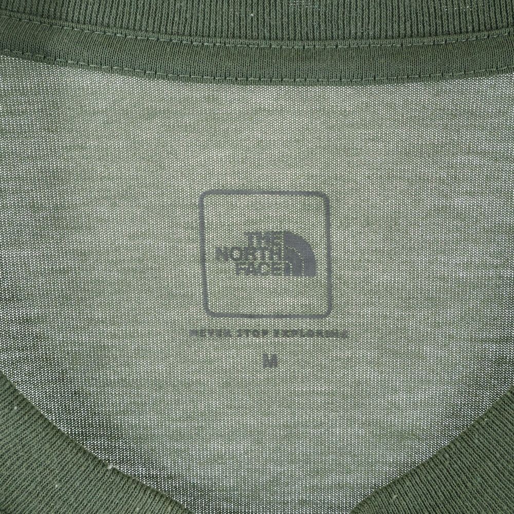 THE NORTH FACE(ザノースフェイス) S/S BOX TNF TEE ショートスリーブ ボックス ティーエヌエフ クルーネック半袖Tシャツ カットソー カーキ NT31985