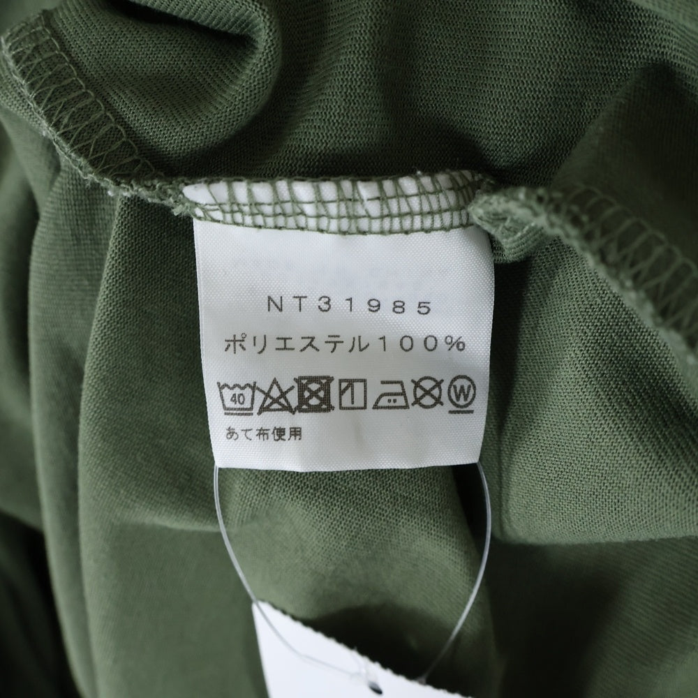 THE NORTH FACE(ザノースフェイス) S/S BOX TNF TEE ショートスリーブ ボックス ティーエヌエフ クルーネック半袖Tシャツ カットソー カーキ NT31985