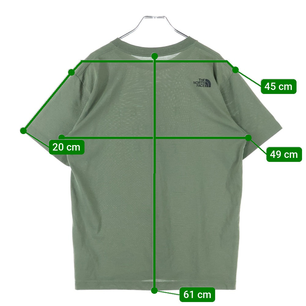 THE NORTH FACE(ザノースフェイス) S/S BOX TNF TEE ショートスリーブ ボックス ティーエヌエフ クルーネック半袖Tシャツ カットソー カーキ NT31985
