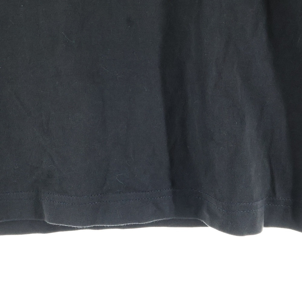 LACOSTE(ラコステ) ロゴワッペン付き クルーネック長袖Tシャツ カットソー ブラック TH0451