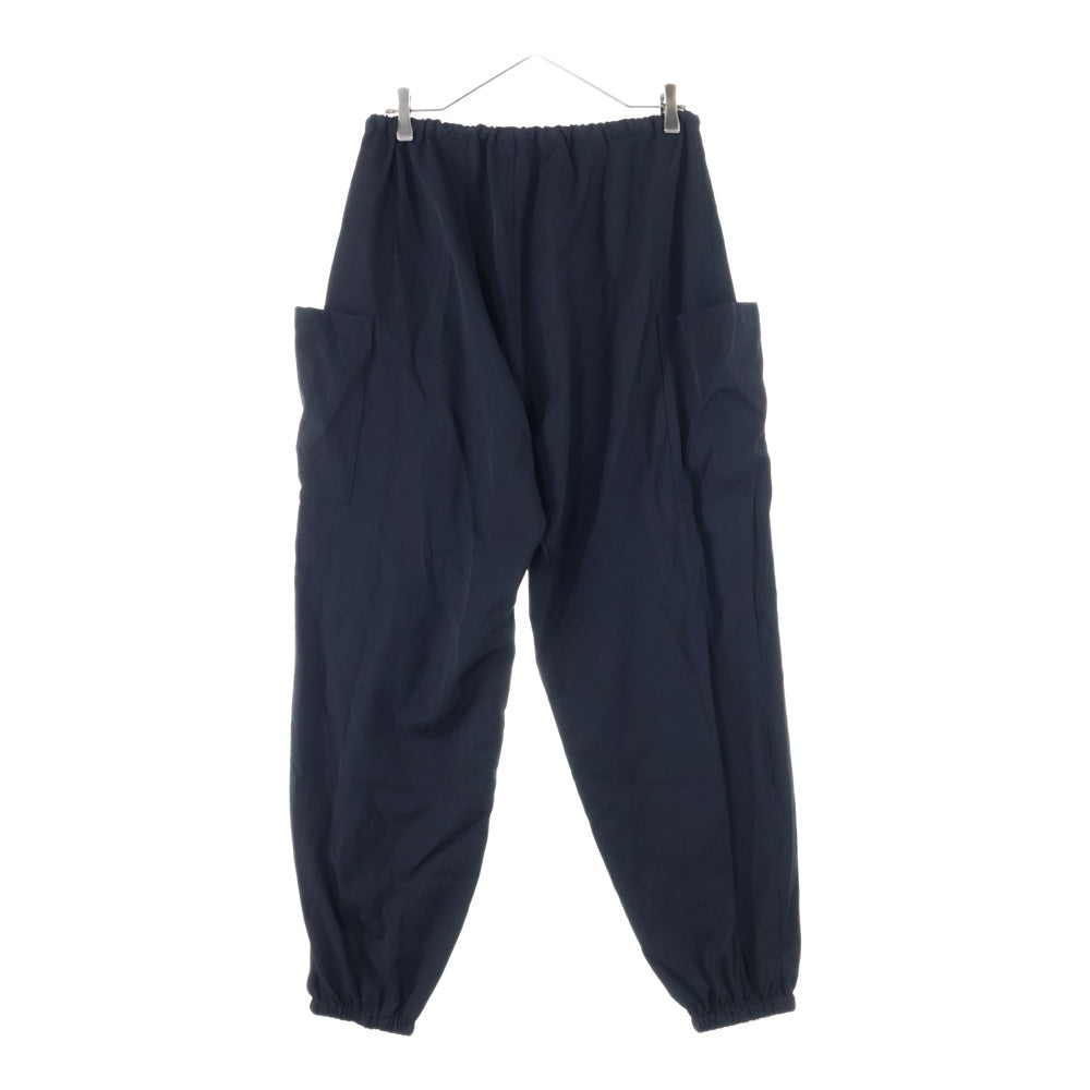 Yohji Yamamoto(ヨウジヤマモト) 25SS GABARDINE RELAXED FIT PANTS ギャバジン リラックスフィット イージーパンツ ブラック FP-P63-100