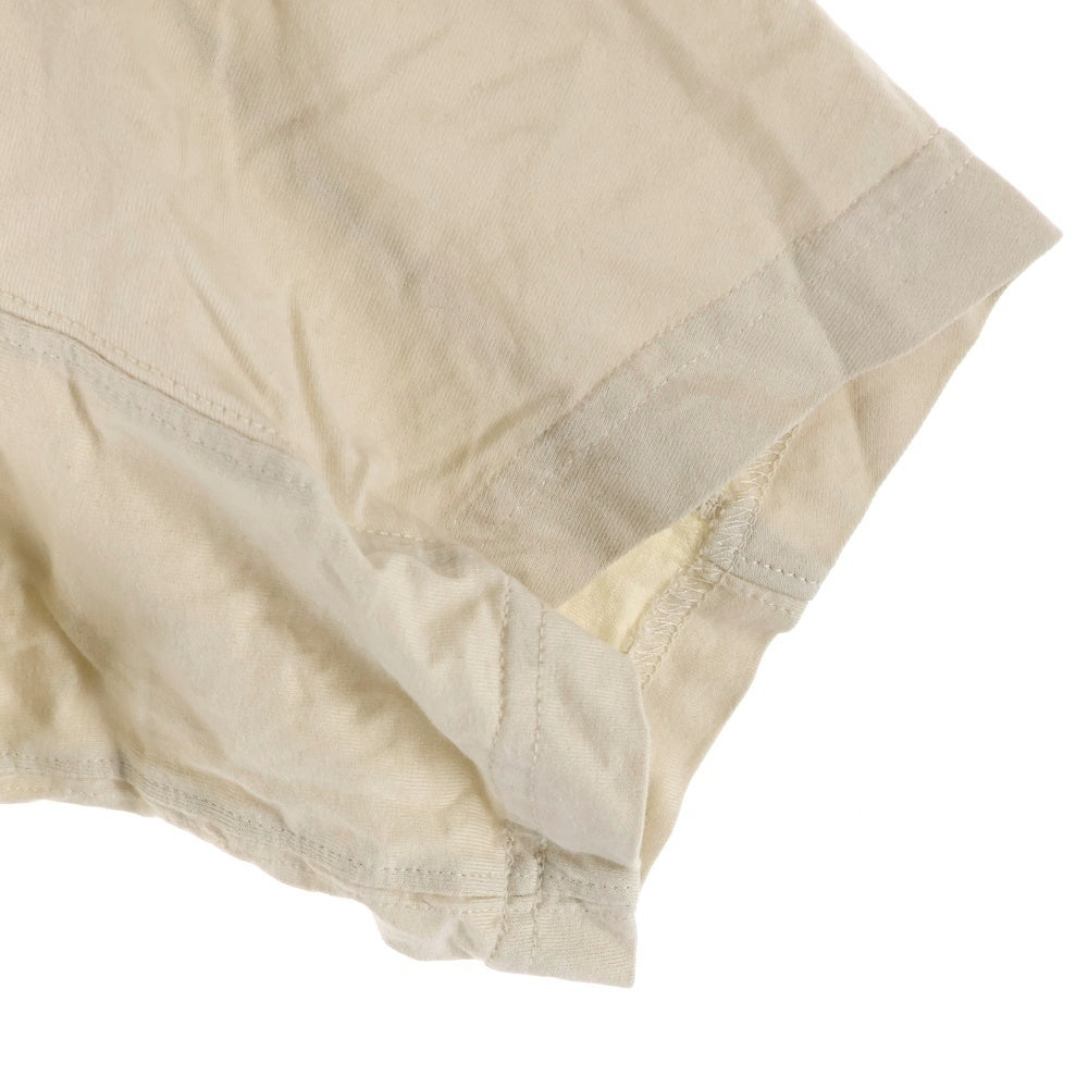 Y-3(ワイスリー) YOHJI LETTERS SHORT SLEEVE TEE ヨージ レター ショート スリーブ クルーネック カットソー 半袖Tシャツ ベージュ FJ0328
