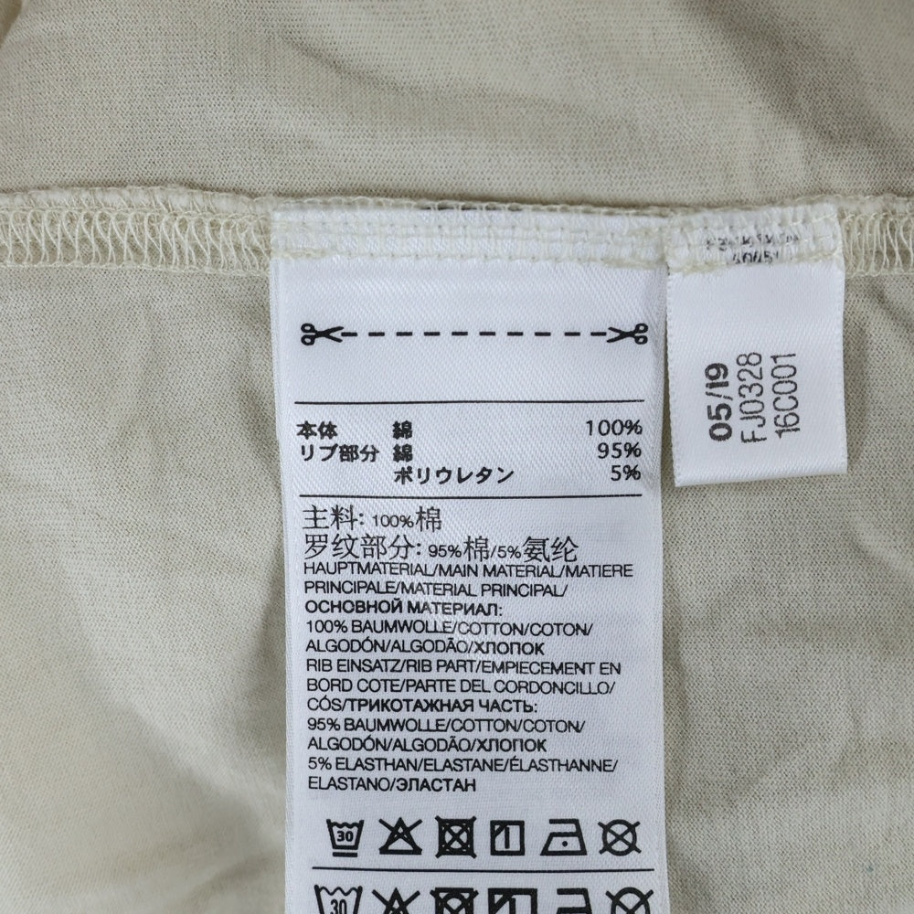 Y-3(ワイスリー) YOHJI LETTERS SHORT SLEEVE TEE ヨージ レター ショート スリーブ クルーネック カットソー 半袖Tシャツ ベージュ FJ0328