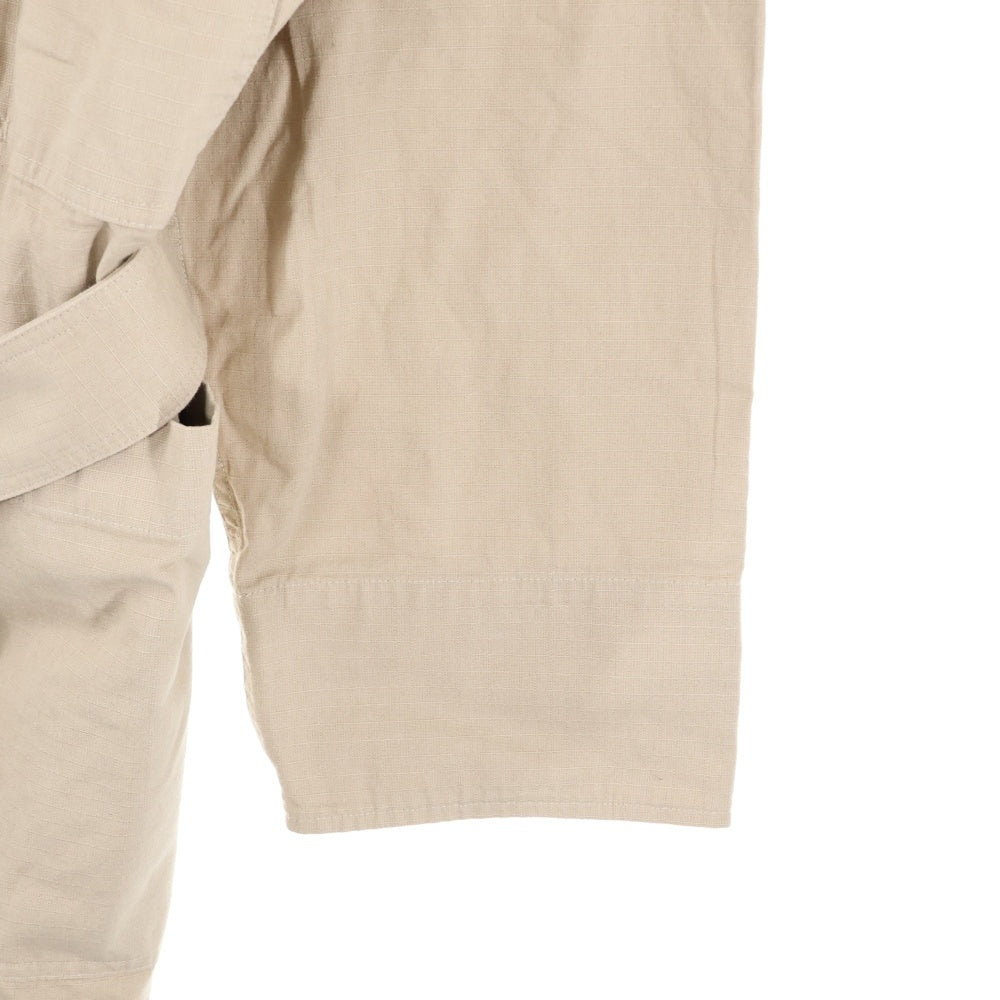 Y-3(ワイスリー) マルチポケット サイドジップ ウエストベルト ジップアップ ユーティリティジャケット ベージュ GK4796