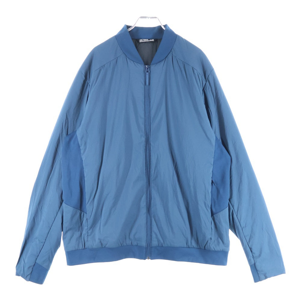 ARC'TERYX(アークテリクス) ロゴデザイン ジップアップ ナイロン ブルゾン ジャケット ブルー 21736-12455