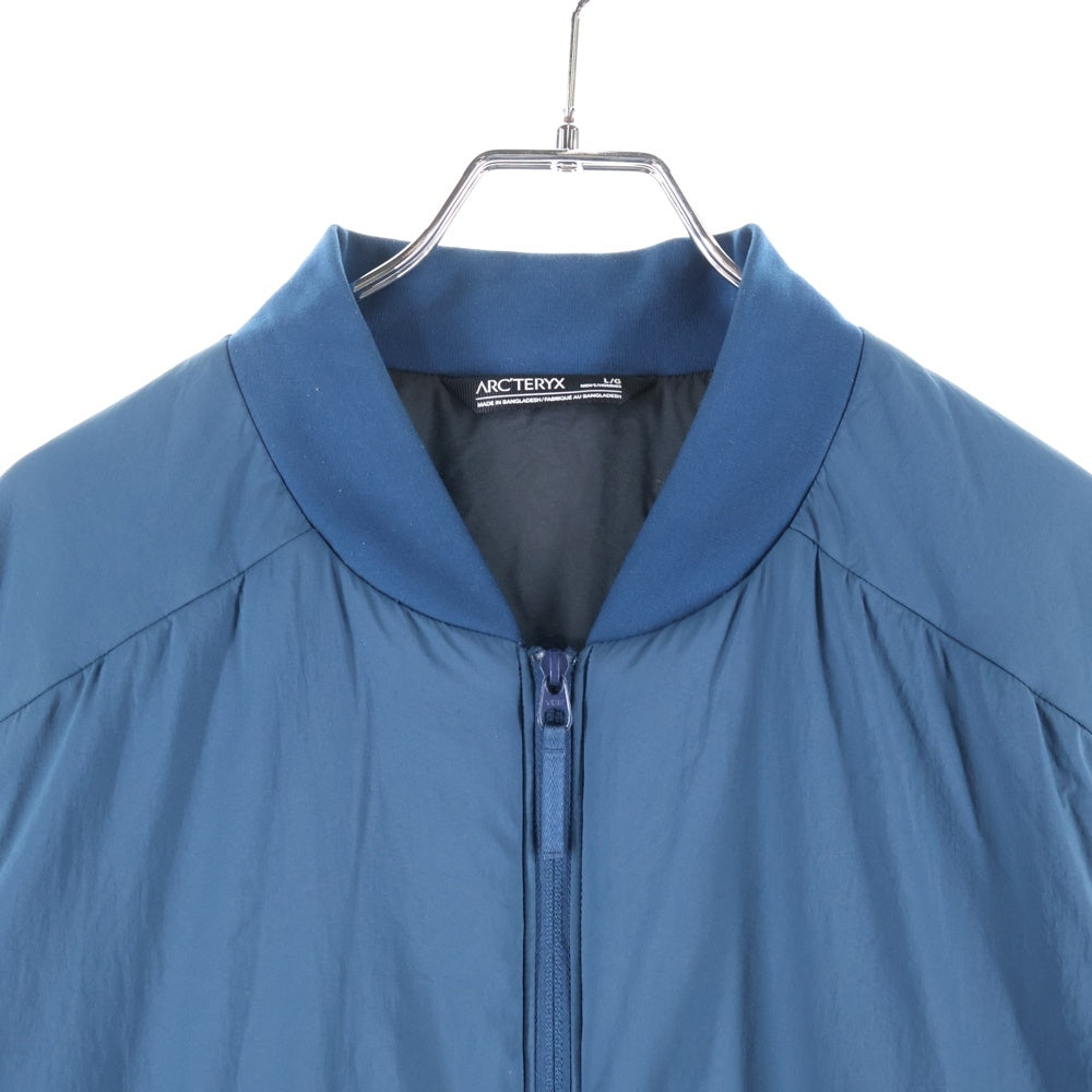 ARC'TERYX(アークテリクス) ロゴデザイン ジップアップ ナイロン ブルゾン ジャケット ブルー 21736-12455