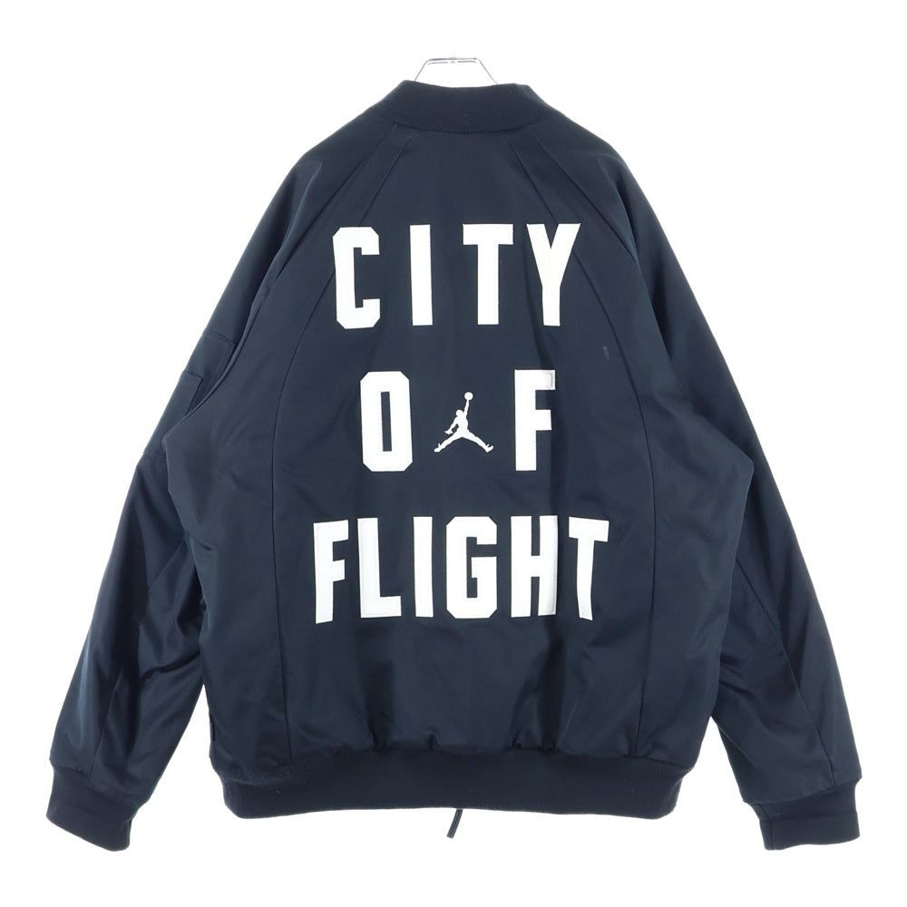 NIKE(ナイキ) WINGS COF MA-1 JACKET ウィング バック エンブロイダリー ジップアップ ブルゾンジャケット ブラック 911313-010