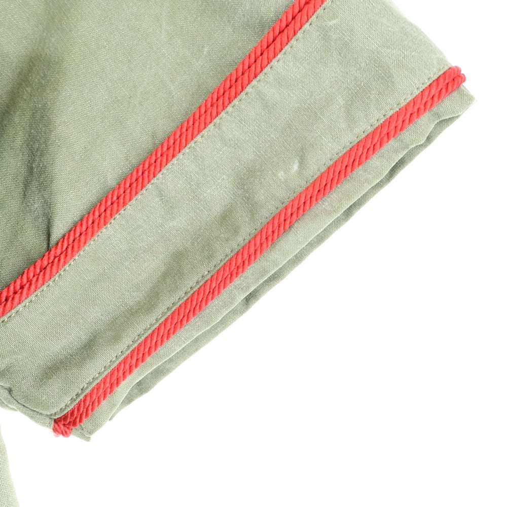 READY MADE(レディメイド) BASEBALL SHIRT オーバーサイズ ベースボールシャツ カーキ