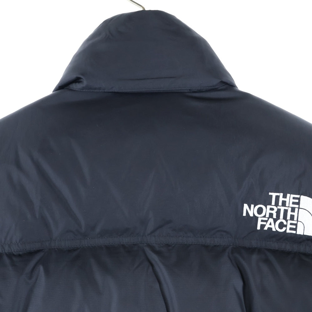THE NORTH FACE(ザノースフェイス) SHORT NUPTSE JACKET ショート ヌプシ 胸ロゴデザイン ジップアップ ダウンジャケット レディース ブラック NDW92232