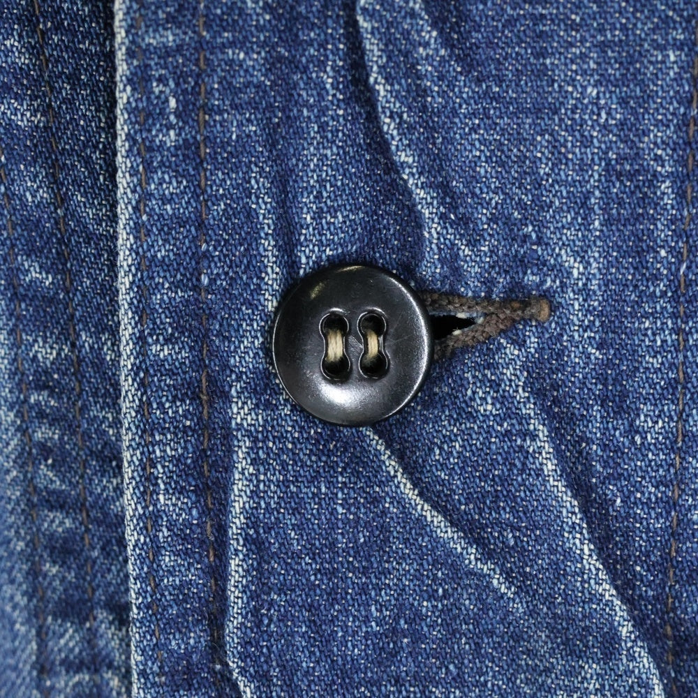 VINTAGE(ヴィンテージ) 50S VINTAGE US NAVY ユーエスネイビー ショールカラー ヘチマ襟 ヴィンテージ デニムカバーオール ジャケット インディゴ