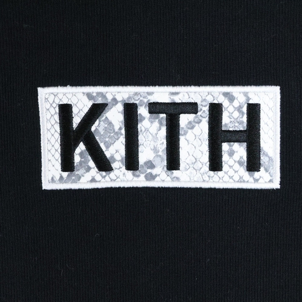 KITH(キス) ×LOSANGELES DODGERS ロサンゼルスドジャース スネークボックスロゴ クルーネック スウェット トレーナー ブラック KH2456
