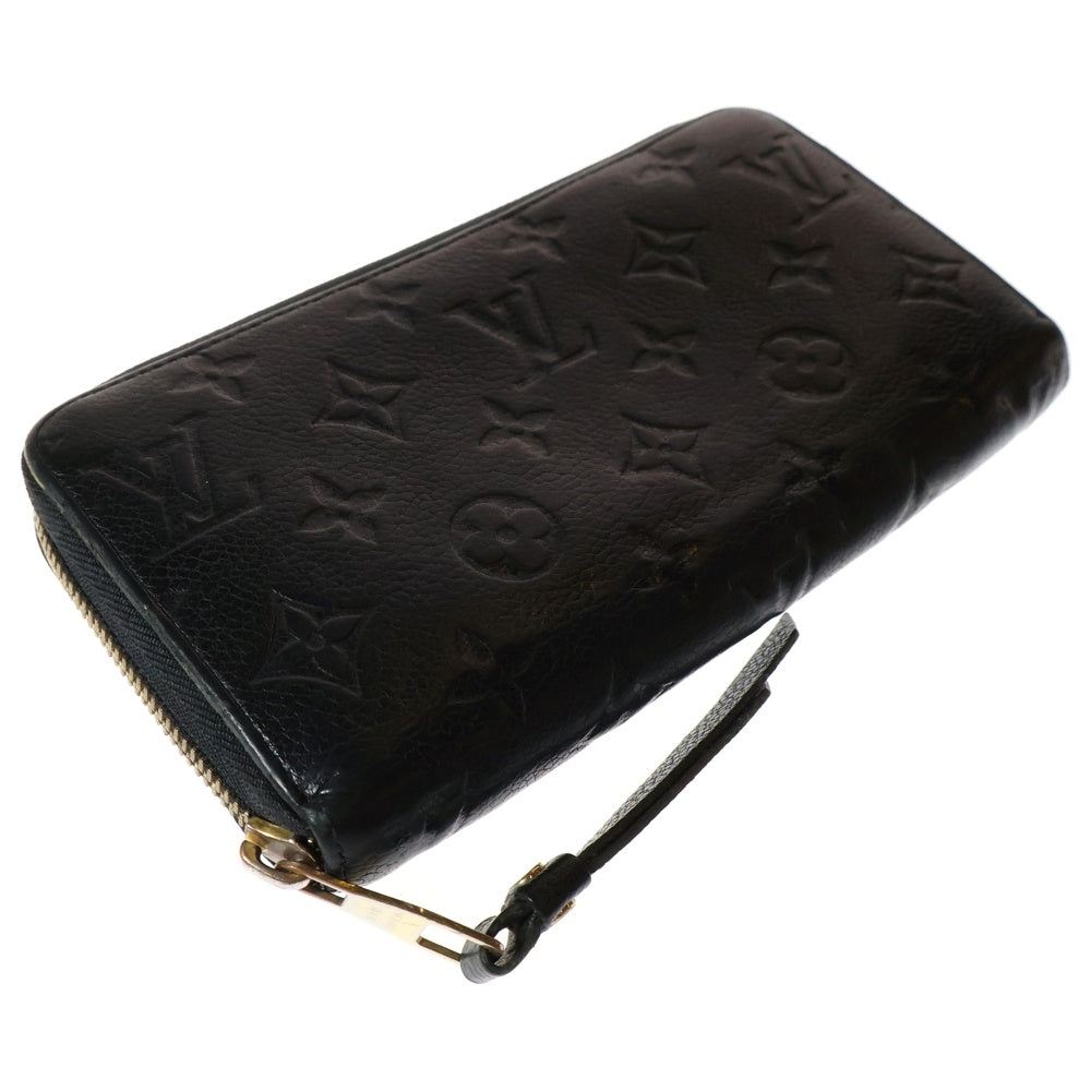 LOUIS VUITTON(ルイヴィトン) ジッピー ウォレット モノグラム アンプラント ラウンドファスナー 長財布 ブラック M61864 TN0186