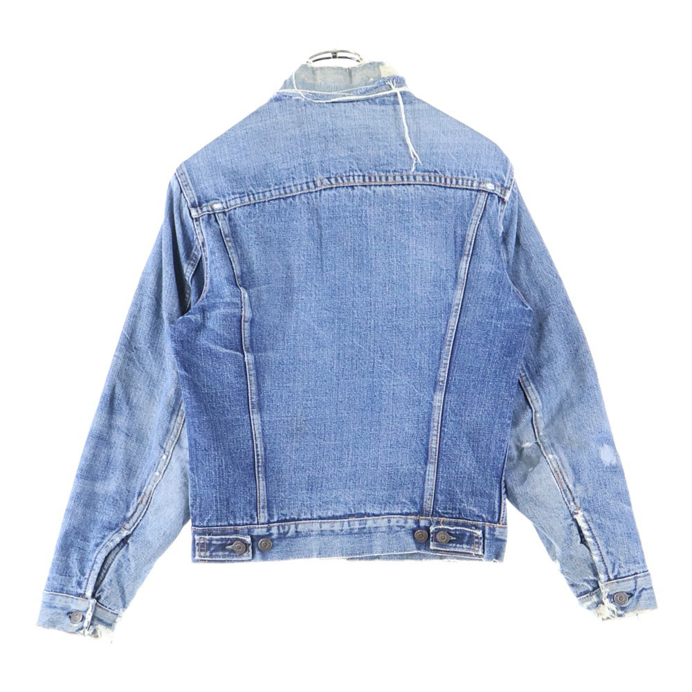 Levi's(リーバイス) 60s-70s VINTAGE 70505 BIG-E ボタン裏刻印524 ブランケット付きデニムトラッカージャケット インディゴブルー