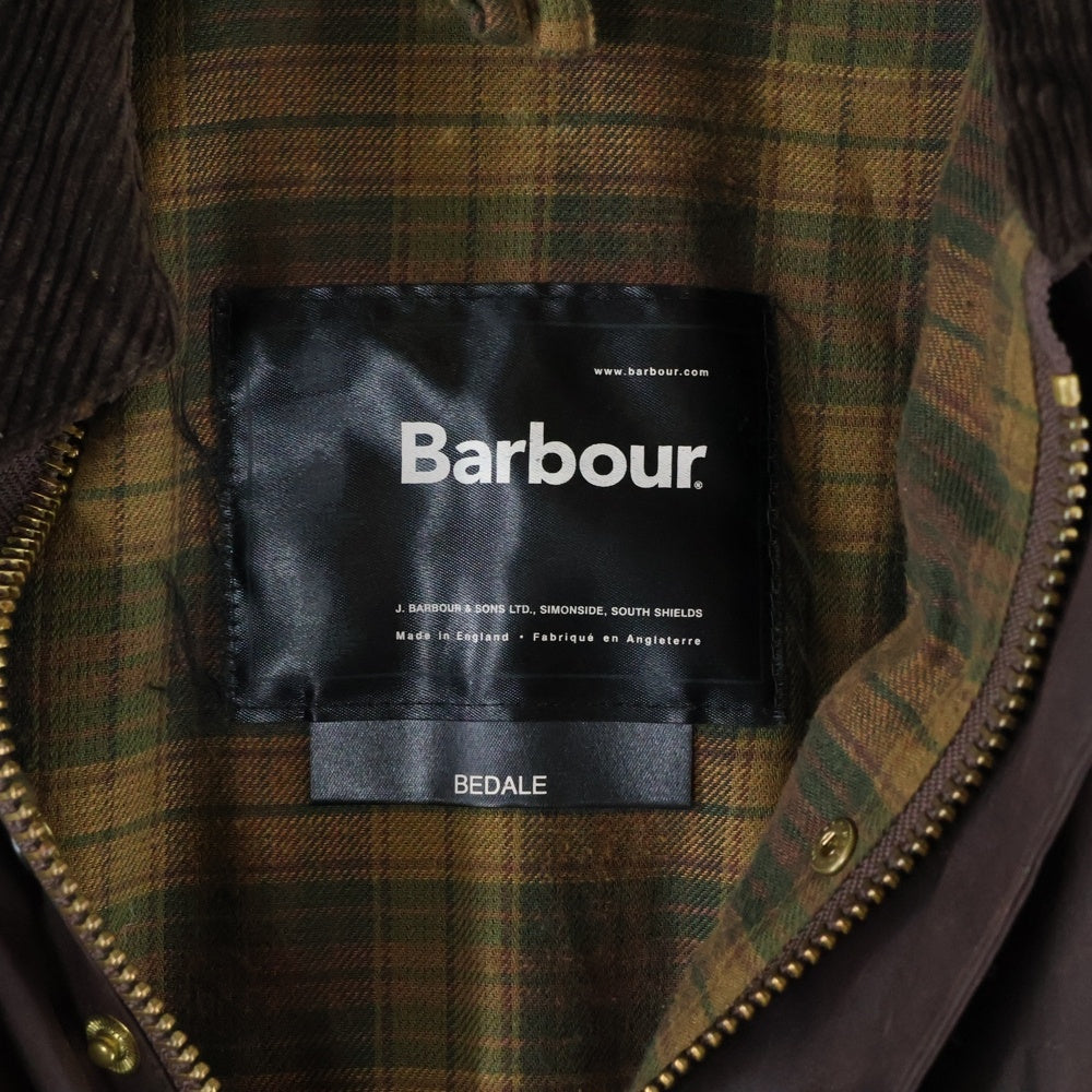Barbour(バブアー) BEDALE JACKET ビデイル マルチポケット ジップアップ オイルジャケット ブラウン A103