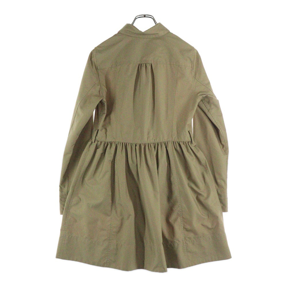 BURBERRY BLUE LABEL(バーバリーブルーレーベル) リバーシブル ポリエステル トレンチコート ブラウン/オレンジ レディース E1A04-750-40