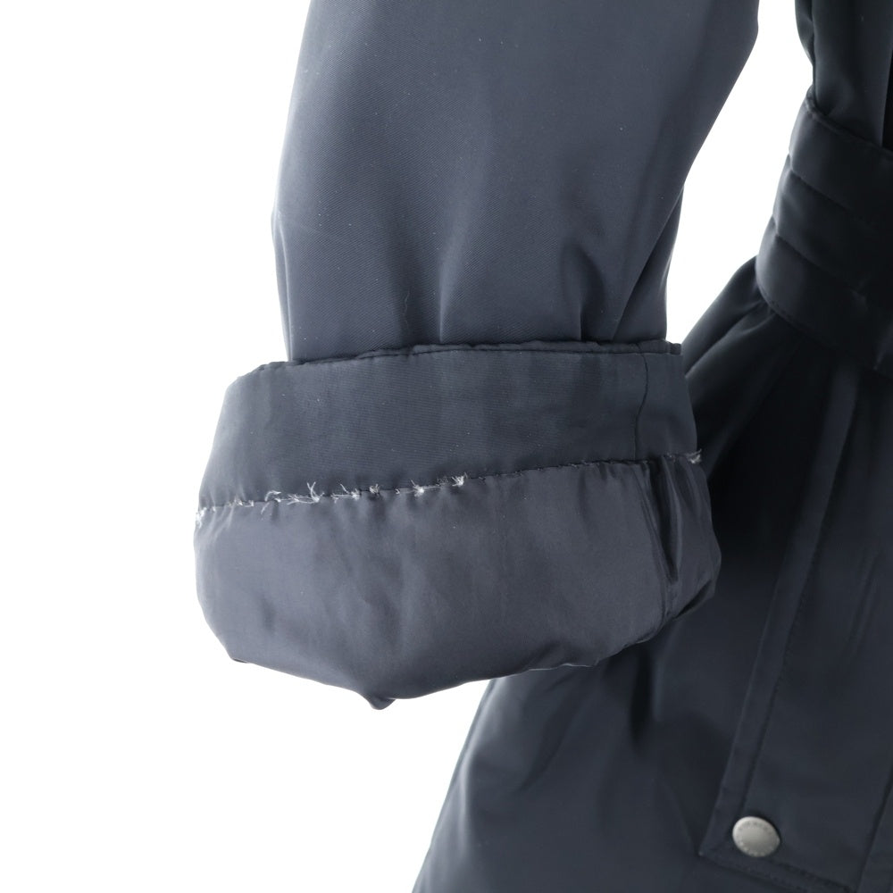 BURBERRY LONDON(バーバリーロンドン) ファー着脱 ロング ダウンコート ブラック レディース FR020-732-09