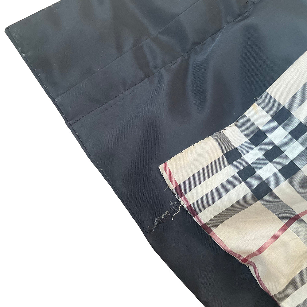 BURBERRY LONDON(バーバリーロンドン) ファー着脱 ロング ダウンコート ブラック レディース FR020-732-09